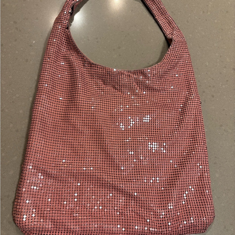 URBAN OUTFITTERS Sequin Pink Shoulder Bag